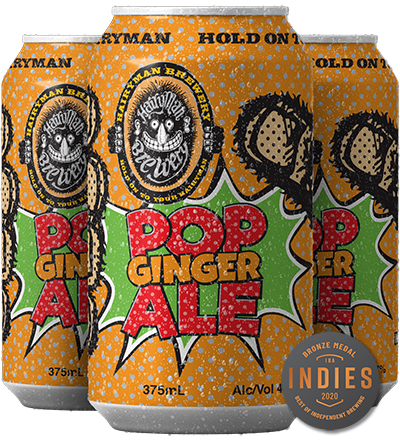 Mockup Pop Ginger Ale Can 3Cans MEDALS WEB